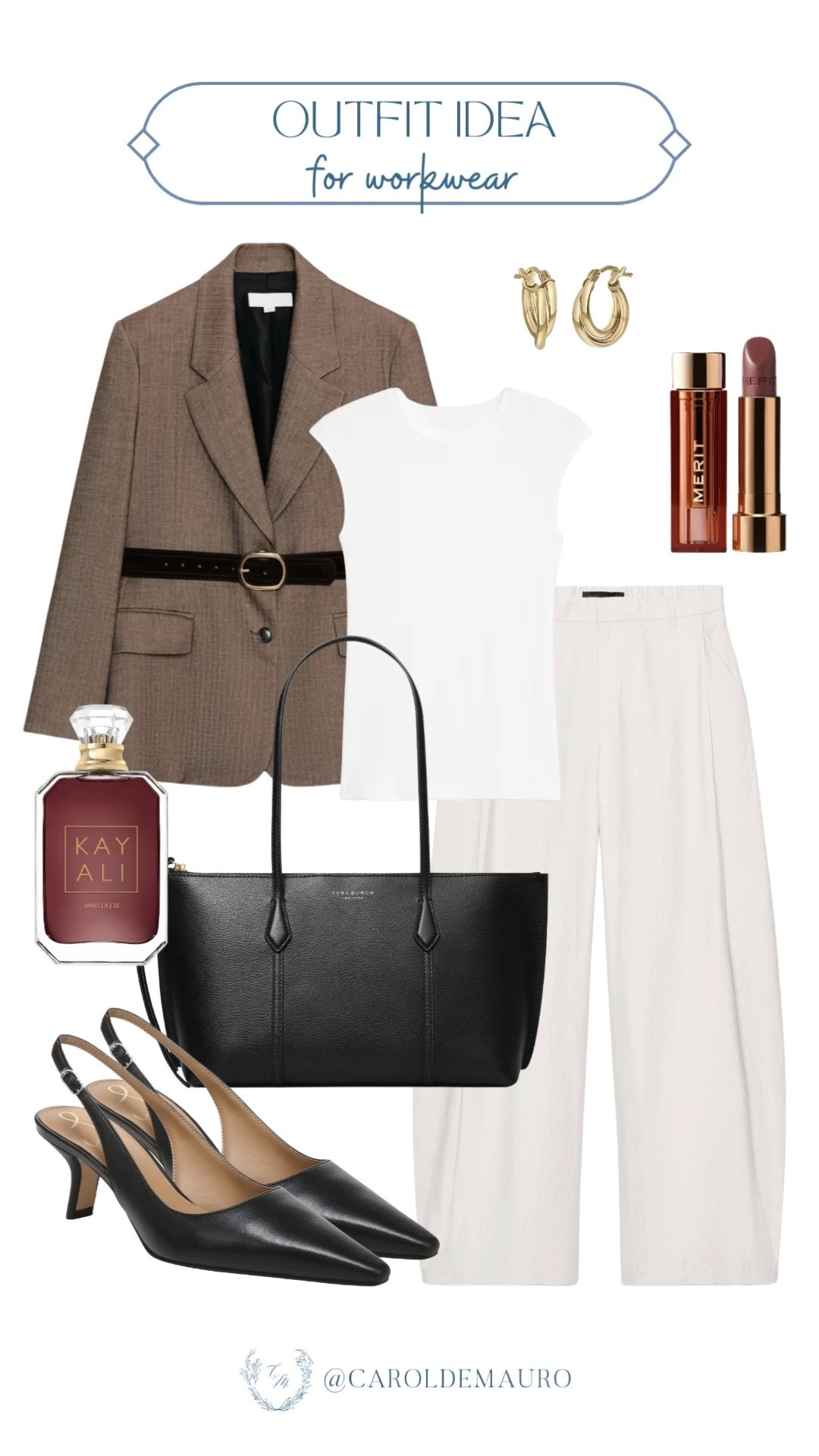 Looking for a fresh way to style your workwear? This neutral combo is such an easy win for the office. Between the oversized blazer and those crisp white trousers, it’s giving major "old money" energy without the effort.

office look, workwear, corporate chic, smart casual, capsule wardrobe, ootd, elevated basics, casual chic

#LTKWorkwear #LTKSeasonal #LTKU