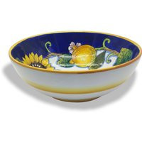 Medium Bowl - Italian Dinnerware Pasta Bowl Platter Serving Tray Hand Painted Tuscany Pottery Bowls Made in Italy Salad | Etsy (US)