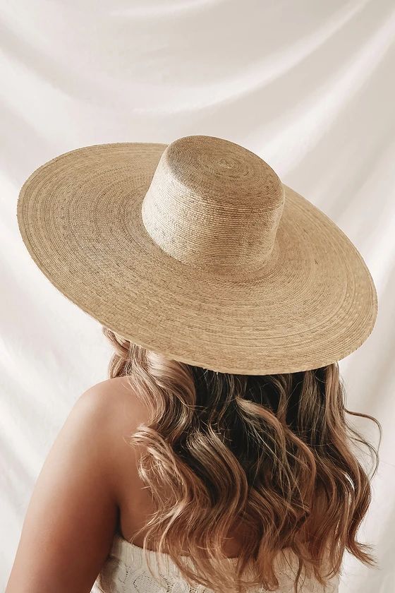 Palma Tan Ultra Wide-Brimmed Boater Hat | Lulus (US)
