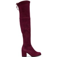 Stuart Weitzman Tieland knee high boots - Red | Farfetch EU