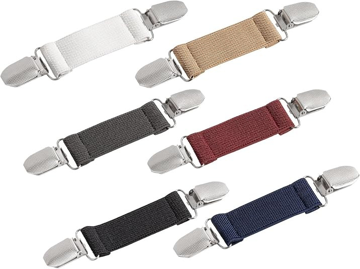 6 Pieces Dress Clips Back Cinch Set,5.5inch Scarf ,Sweater ,Clothes ,Shawl ,Retro Cardigan Collar... | Amazon (US)