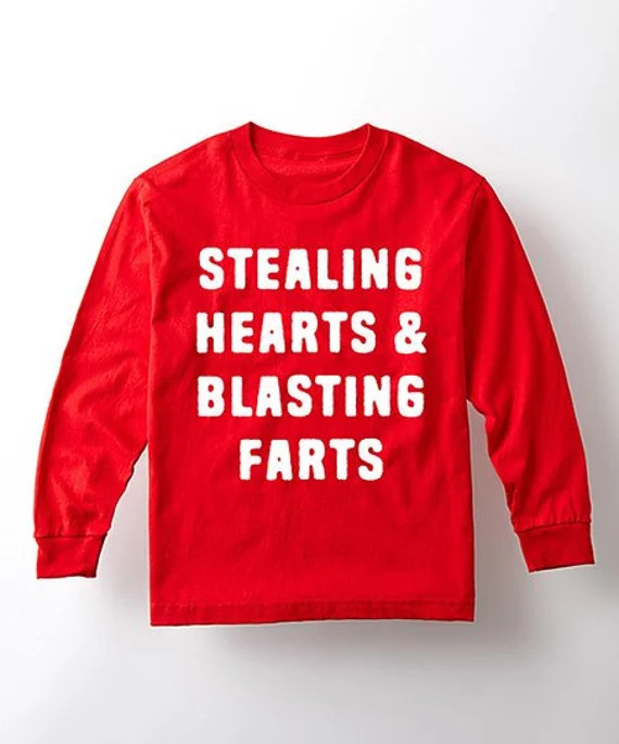 stealing hearts and blasting farts valentine shirt | Etsy (US)