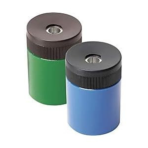 STAEDTLER pencil sharpener, premium quality sharpener with screw-on lid, prevents accidental opening | Amazon (US)