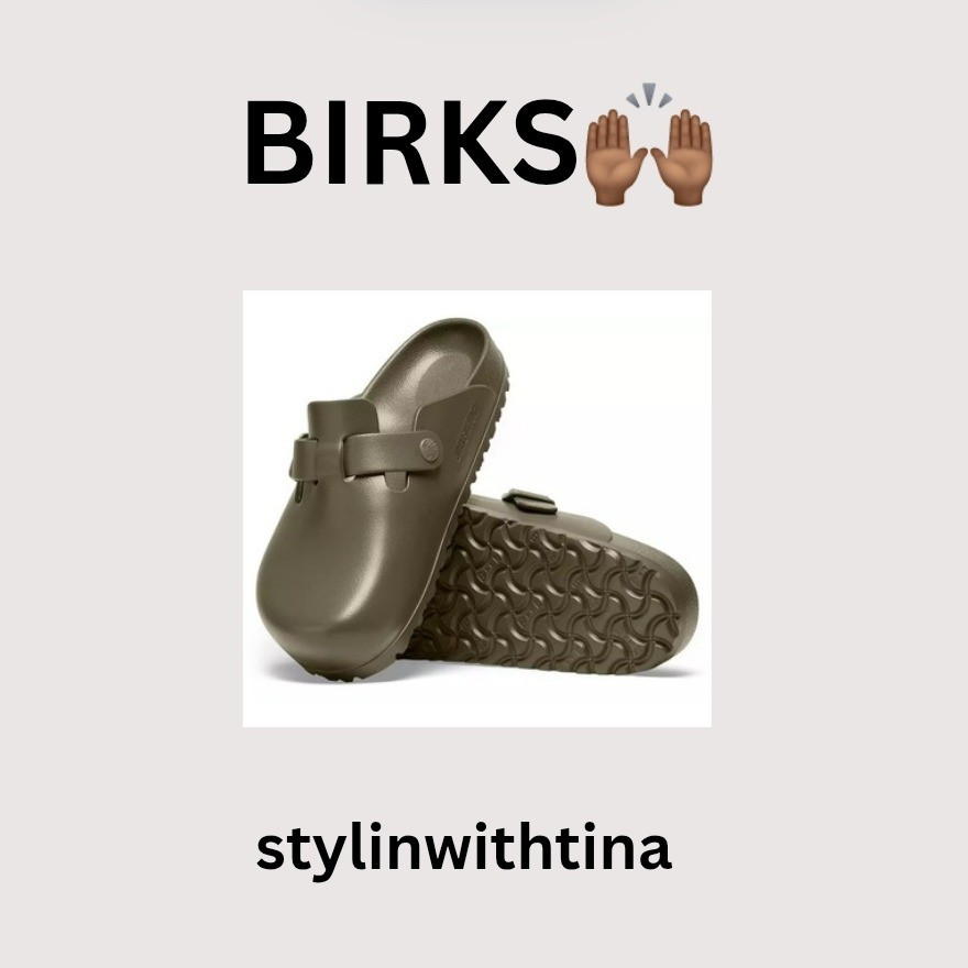 This birkenstock clogs are the cutest. Love that they can get wet with a quick rinse clean up for broadwalk/beach day 

