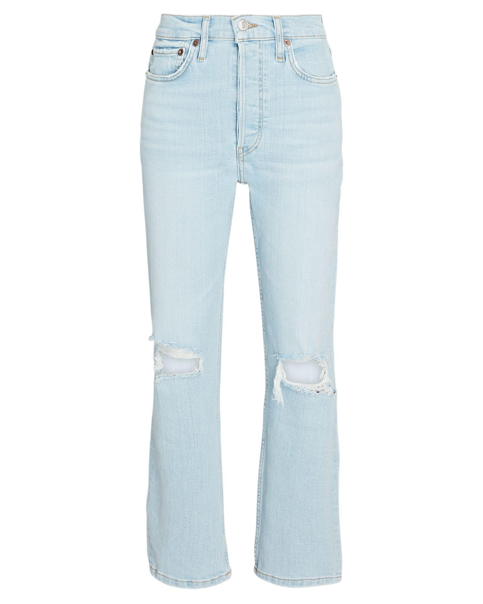 90s High-Rise Ankle Crop Jeans | INTERMIX
