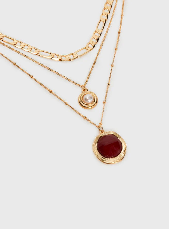 Irulan Necklace Gold | Princess Polly US