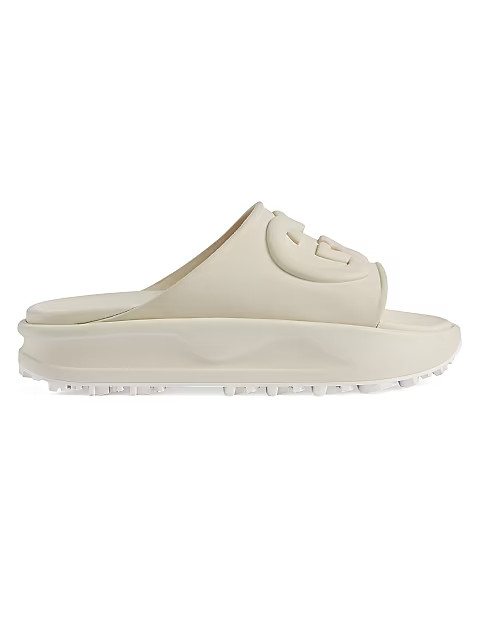 Gucci Miami Logo Pool Slides | Saks Fifth Avenue