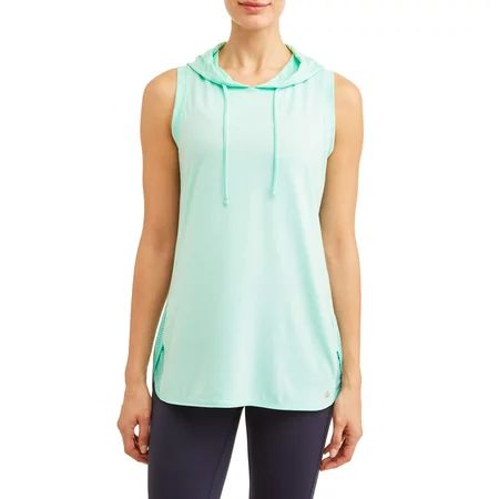 Women's Active Sleeveless Hoodie - Mesh Racerback Pullover Top | Walmart (US)