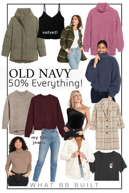 50% off everything Old Navy!

#LTKSeasonal #LTKsalealert #LTKunder50