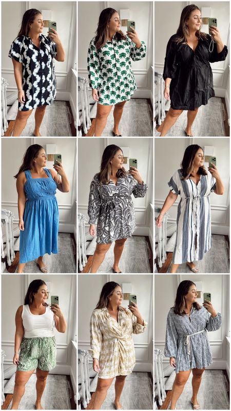 Summer dresses + shorts from my recent H&M order. Keeping everything!! 🛍️💫 wearing size XL in almost everything, sized up to XXL in shorter yellow dress and shorts 

#LTKSeasonal #LTKStyleTip #LTKMidsize