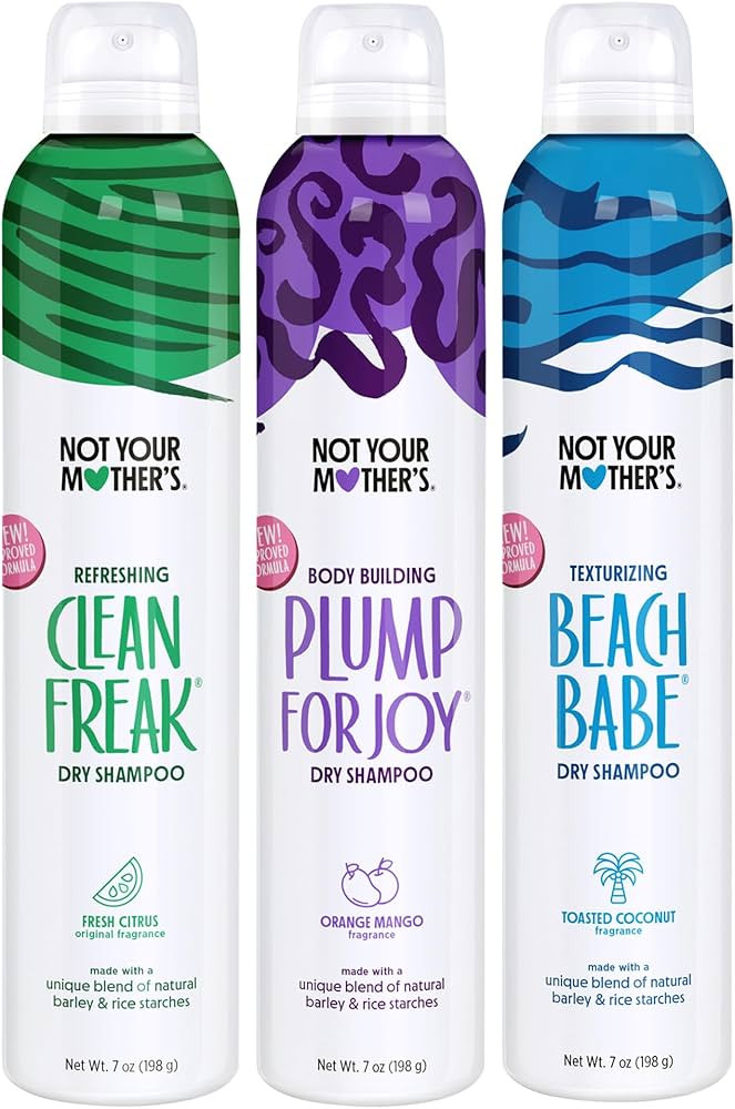 Not Your Mother's Dry Shampoo Assortment (3-Pack) - 7 oz - Assorted Waterless Shampoos for Back t... | Amazon (US)
