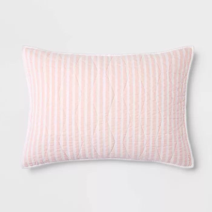 Chambray Stripes Sham - Pillowfort™ | Target