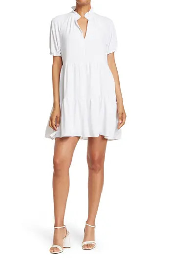 Puff Sleeve Babydoll Dress | Nordstrom Rack