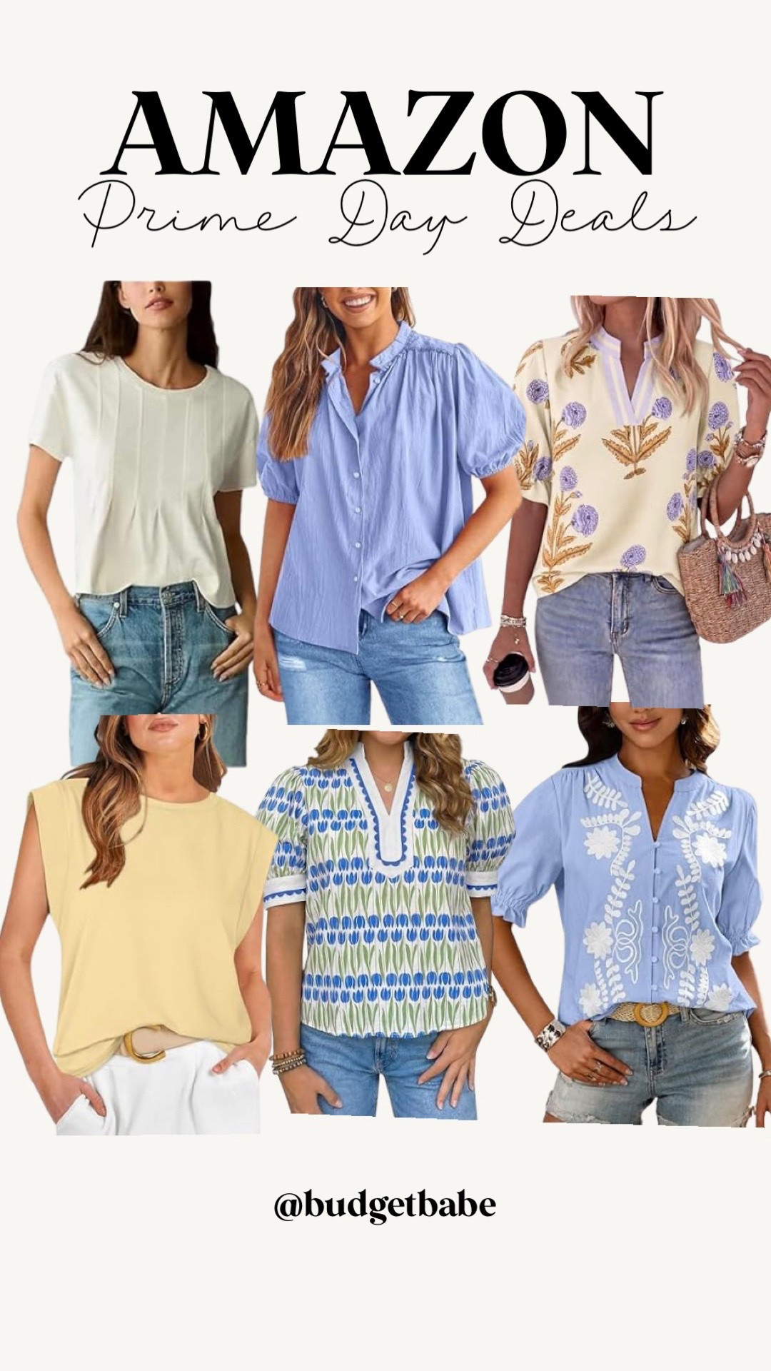 Prime day deals on these lovely Amazon tops, pair with denim or shorts for easy summer outfit ideas. Most are under $20! Lots of colorways. #amazonfashion tuckernuck lookforless Anthropologie free people

#LTKSaleAlert