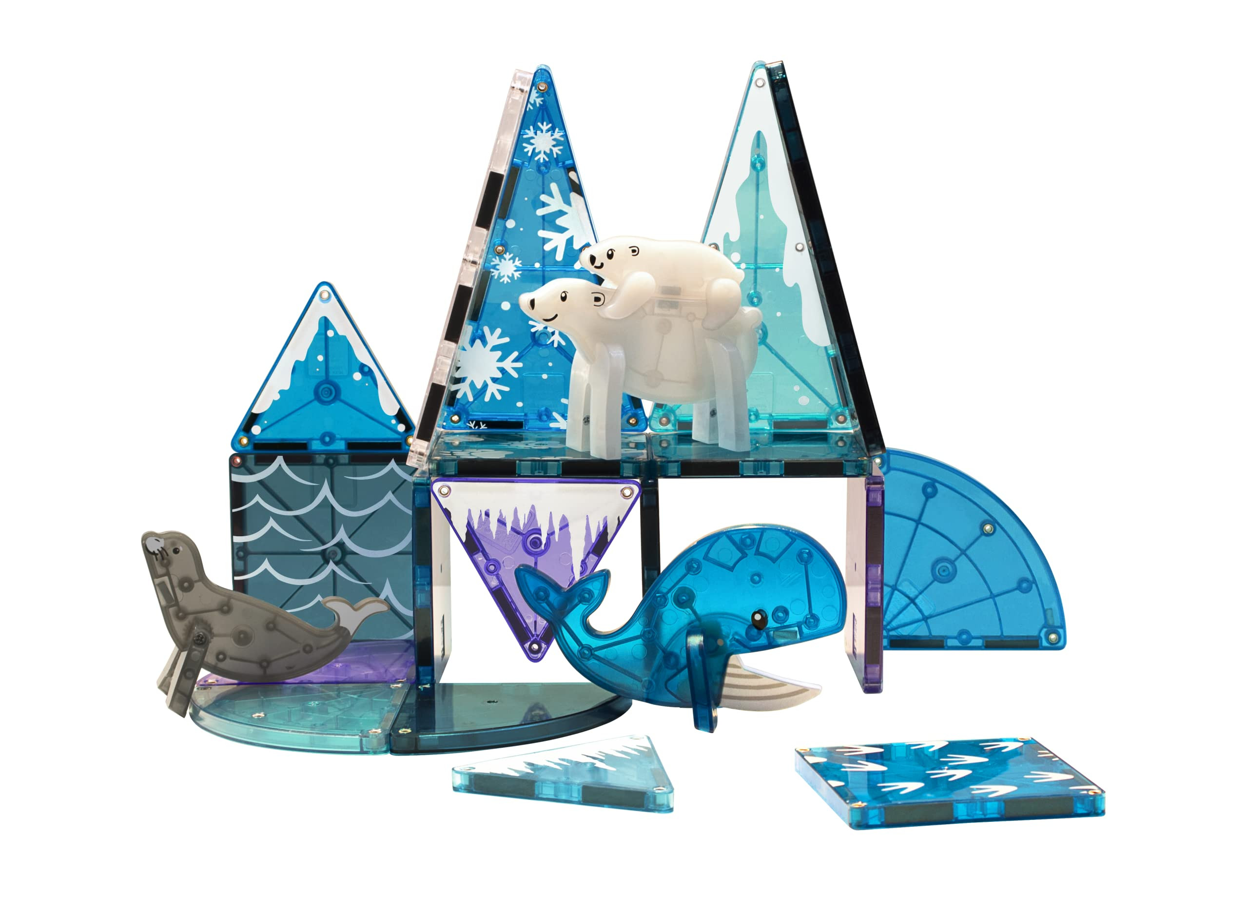 MAGNA-TILES Arctic Animals 25-Piece Magnetic Construction Set, The ORIGINAL Magnetic Building Bra... | Amazon (US)