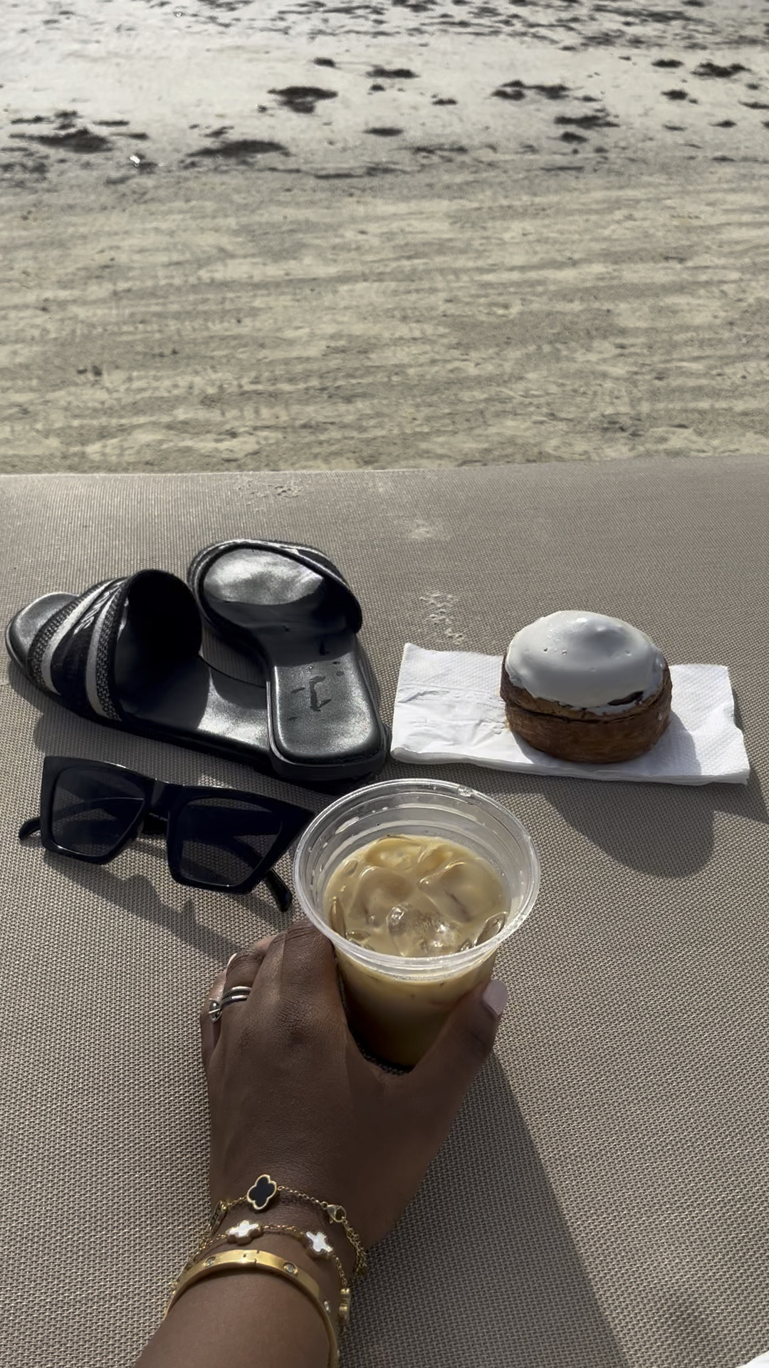 The perfect morning on the beach! Travel jewelry and looks for less linked here. 

#LTKStyleTip #LTKVideo #LTKTravel