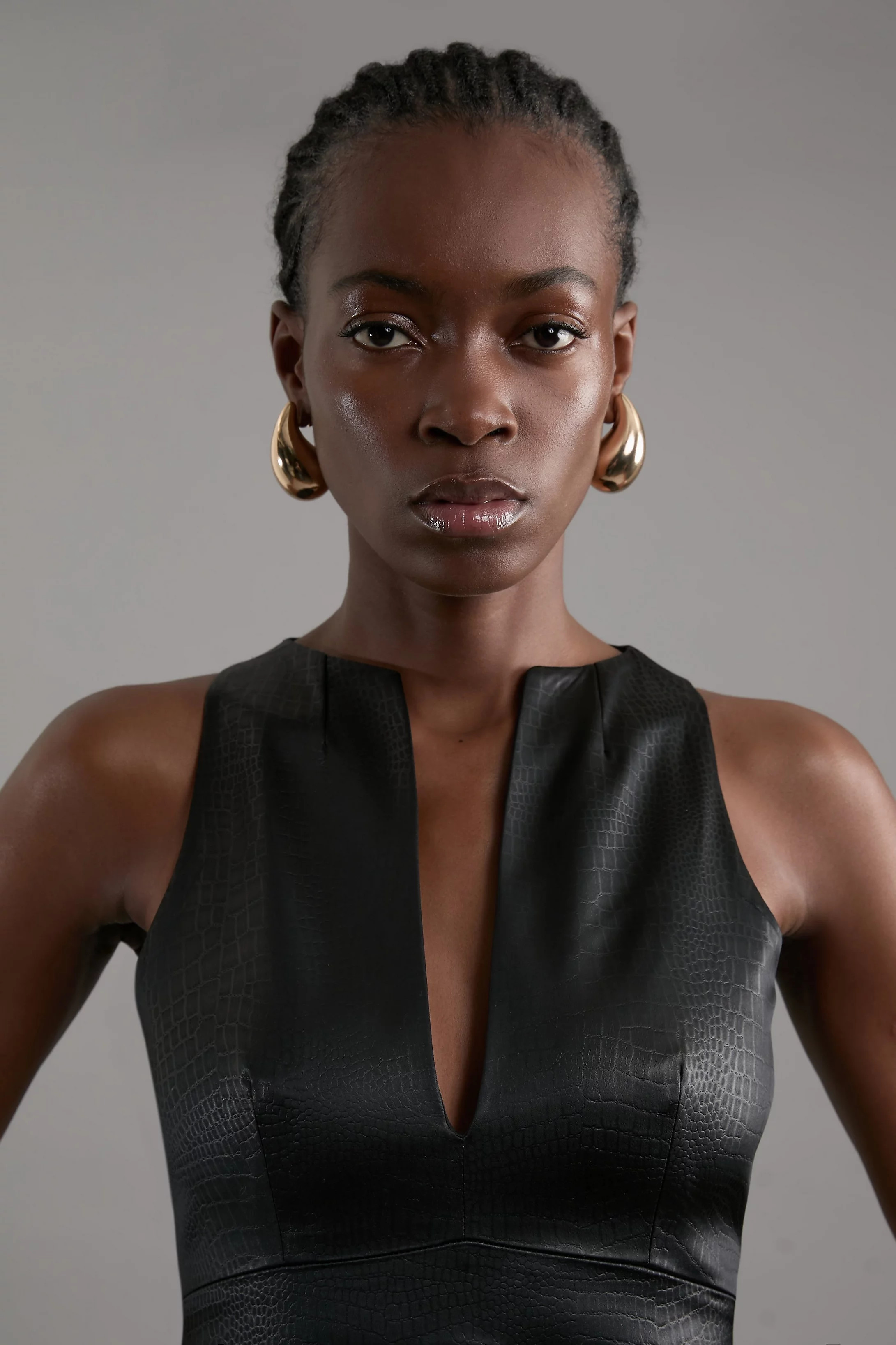 Italian Structured Satin Bow Detail Tailored Maxi Dress | Karen Millen UK + IE + DE + NL