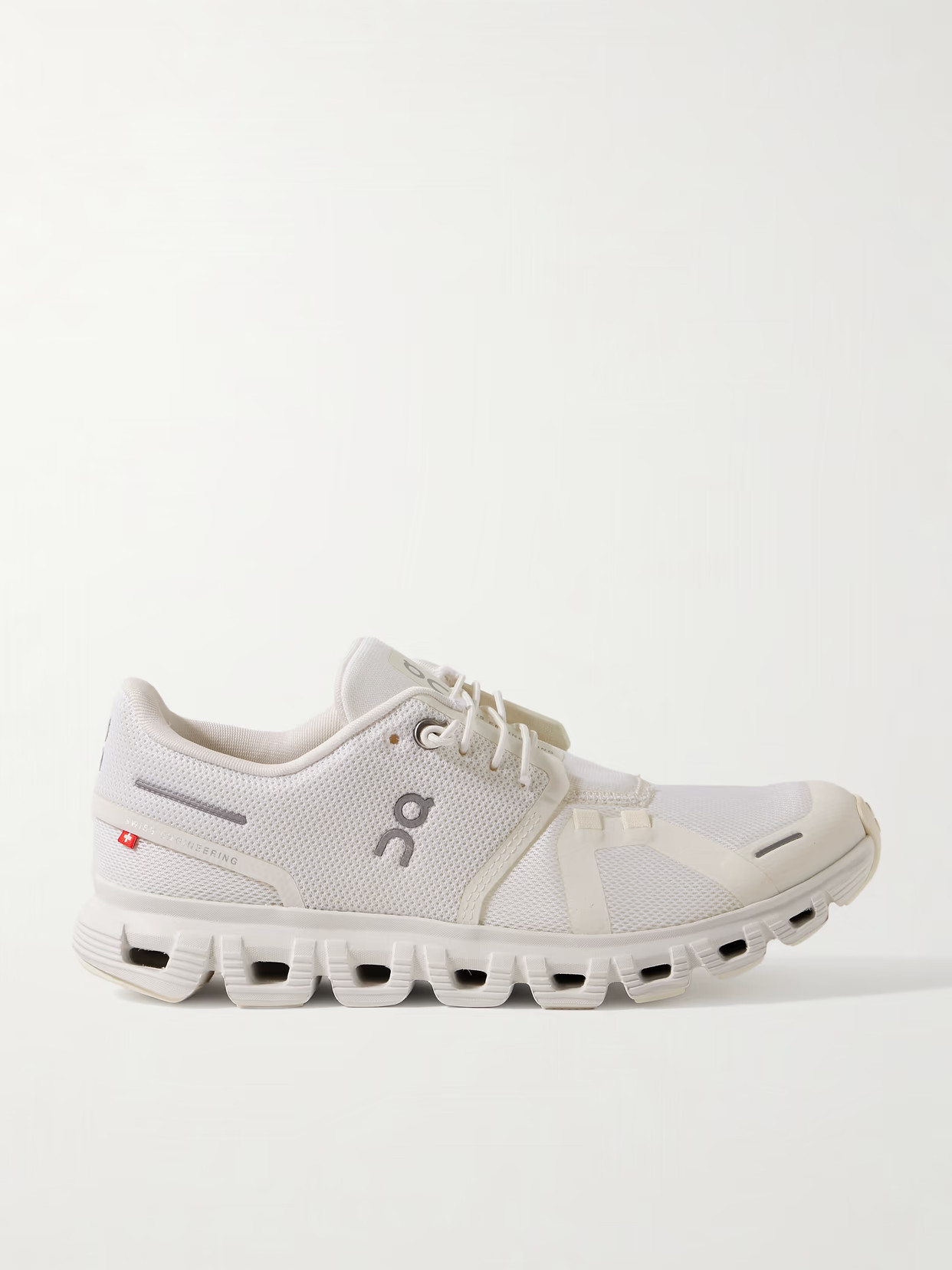 ON - Cloud 6 Mesh Sneakers - White | NET-A-PORTER (US)