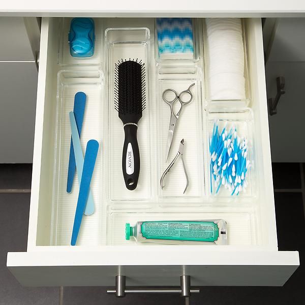 InterDesign Linus Shallow Drawer Organizers Starter Kit | The Container Store