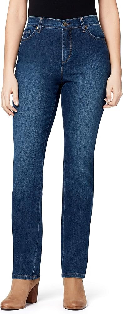 Gloria Vanderbilt Women's Amanda Classic High Rise Tapered Jean Standard, Scottsdale, 6 | Amazon (US)