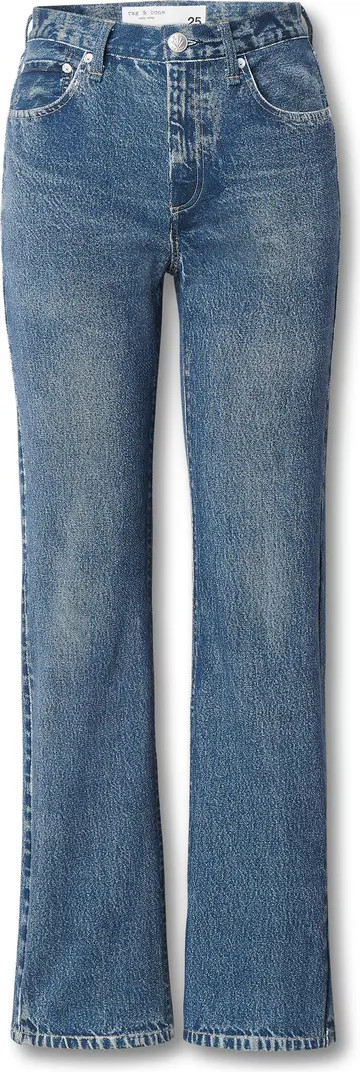 rag & bone/JEAN Miramar Terry Shea Relaxed Straight Leg Jeans | Nordstrom | Nordstrom