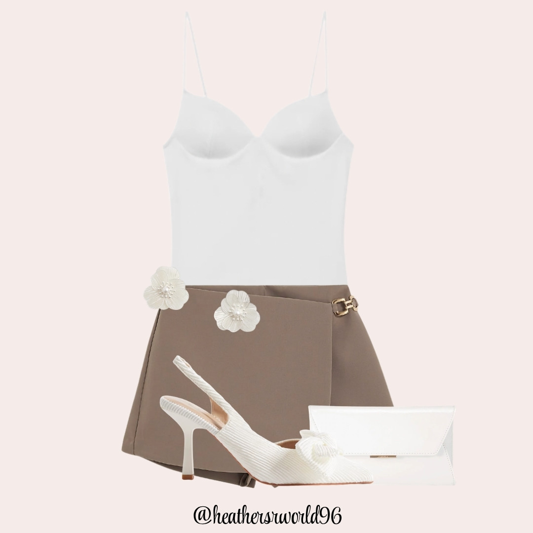 🤍 Neutral & white lookbook 🤍

Keeping it simple with this effortless beige + white combination — a beige skort paired with a classic white bodysuit, white heels and a white shoulder bag. ✨

Such an easy look for brunch, holidays, dinners or summer days when you want to look effortlessly put together.

Shop the full outfit on LTK 🤍

#NeutralStyle #NeutralOutfit #WhiteOutfit #SummerStyle #LTKStyle 

 #LTKuk #LTKsummer #LTKautumn