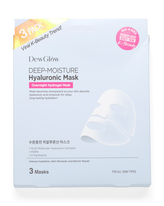Made In Korea 3ct Deep Moisture Hyaluronic Masks | TJ Maxx