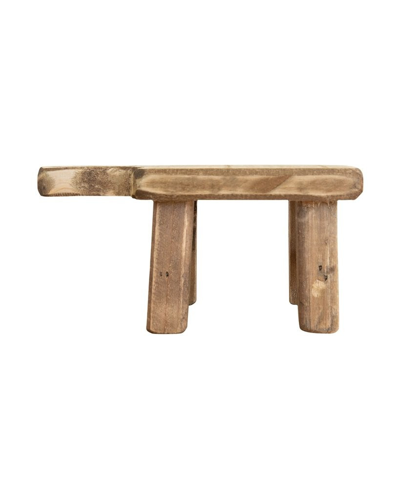 Distressed Wood Pedestal | McGee & Co.