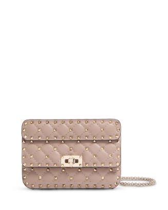 Small Rockstud Embellished Quilted Leather Shoulder Bag | Bloomingdale's (US)