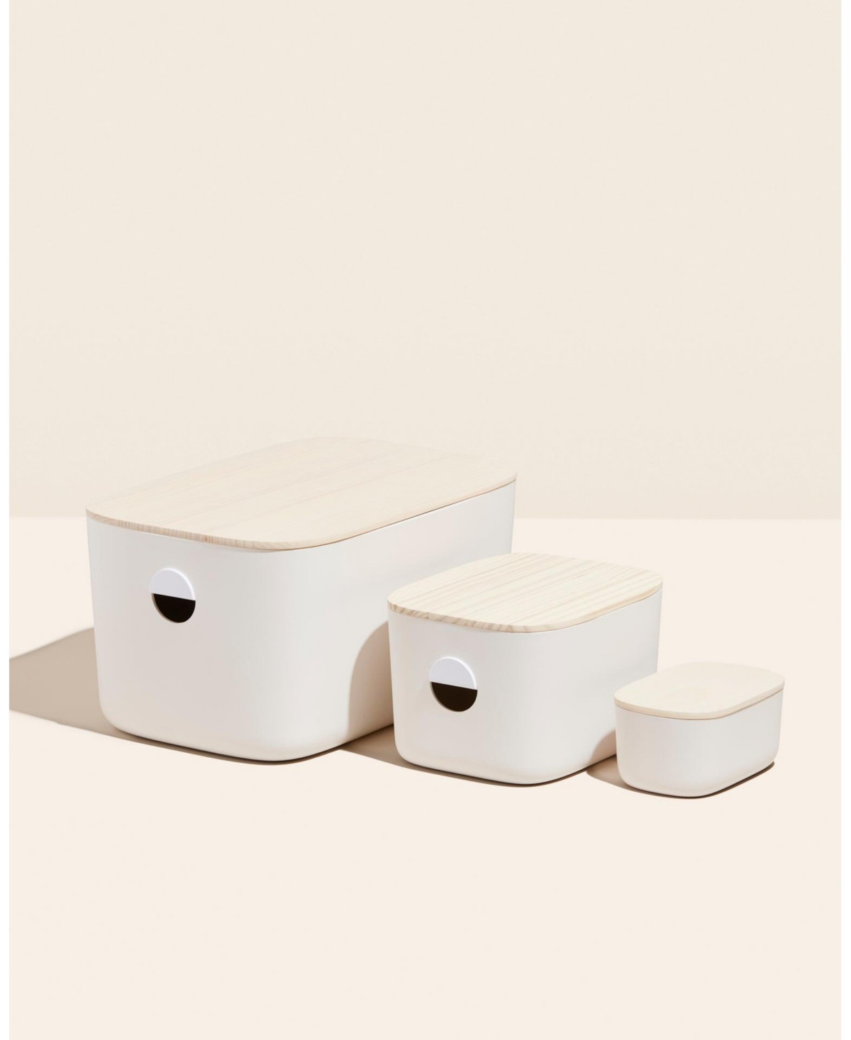 Open Spaces The Bin Trio - Set of 3 - Blue | Macy's