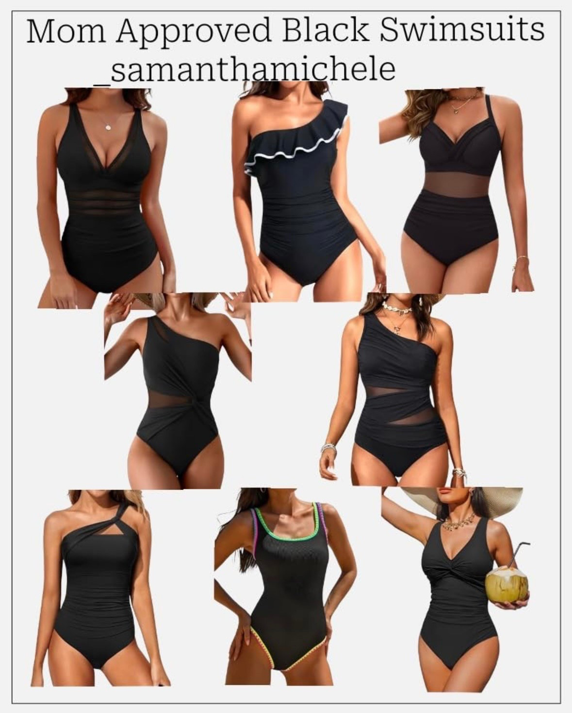 These 8 black one-piece swimsuits are perfect for moms who want to feel confident, comfortable, and covered while still looking chic. I picked options with tummy control, adjustable straps, and flattering fits—ideal for family beach days, pool parties, or vacations. Linked them all here from Amazon!



#LTKStyleTip #LTKSwim #LTKSummerEdit