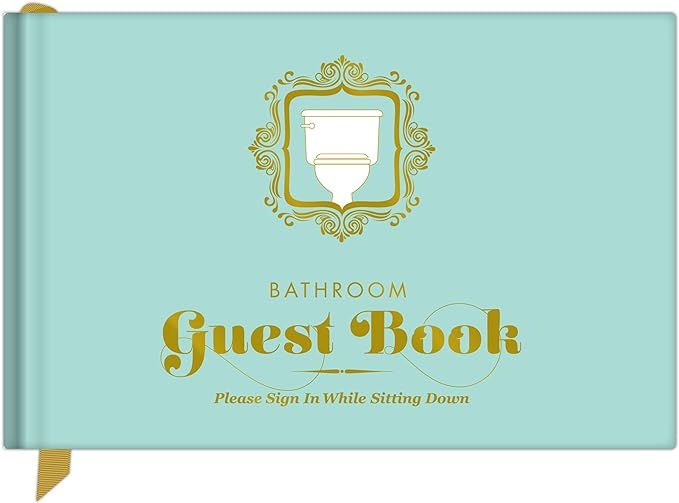 Knock Knock Bathroom Guest Book, Funny Guest Bathroom Book & Gift for Adults, Fill-in-the-Blank B... | Amazon (US)