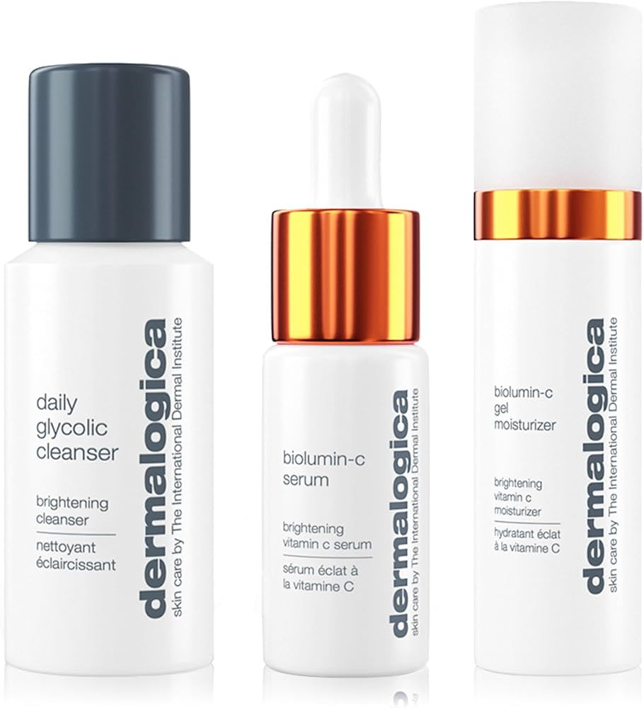 Dermalogica Daily Brightness Boosters Facial Skin Care Kit - Contains BioLumin-C Serum (0.3 oz), ... | Amazon (US)