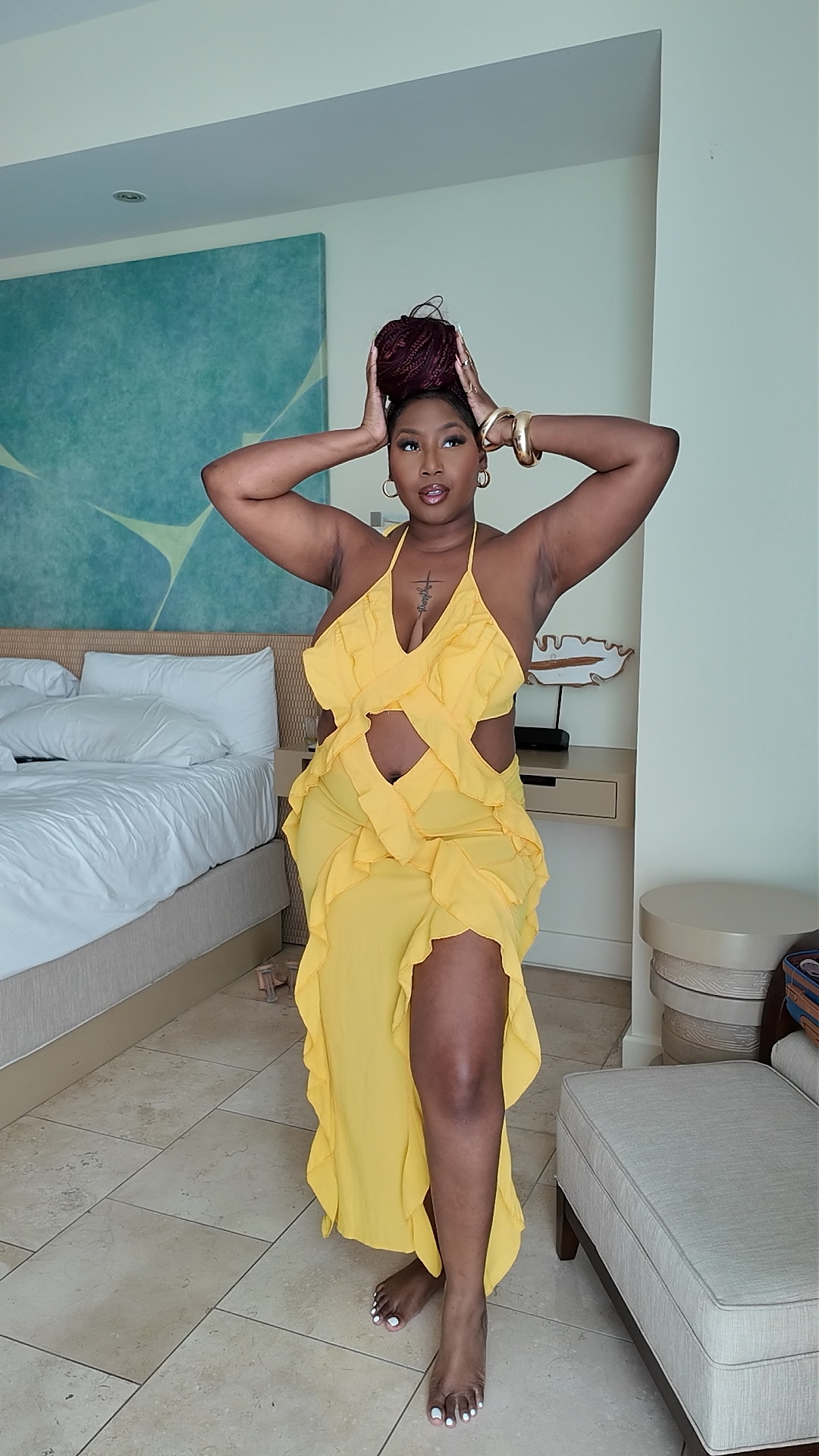 The perfect vacation dress !! Get the look ! #ltkvacation #maxidress #yellowmaxidress

#LTKBeauty #LTKTravel #LTKStyleTip