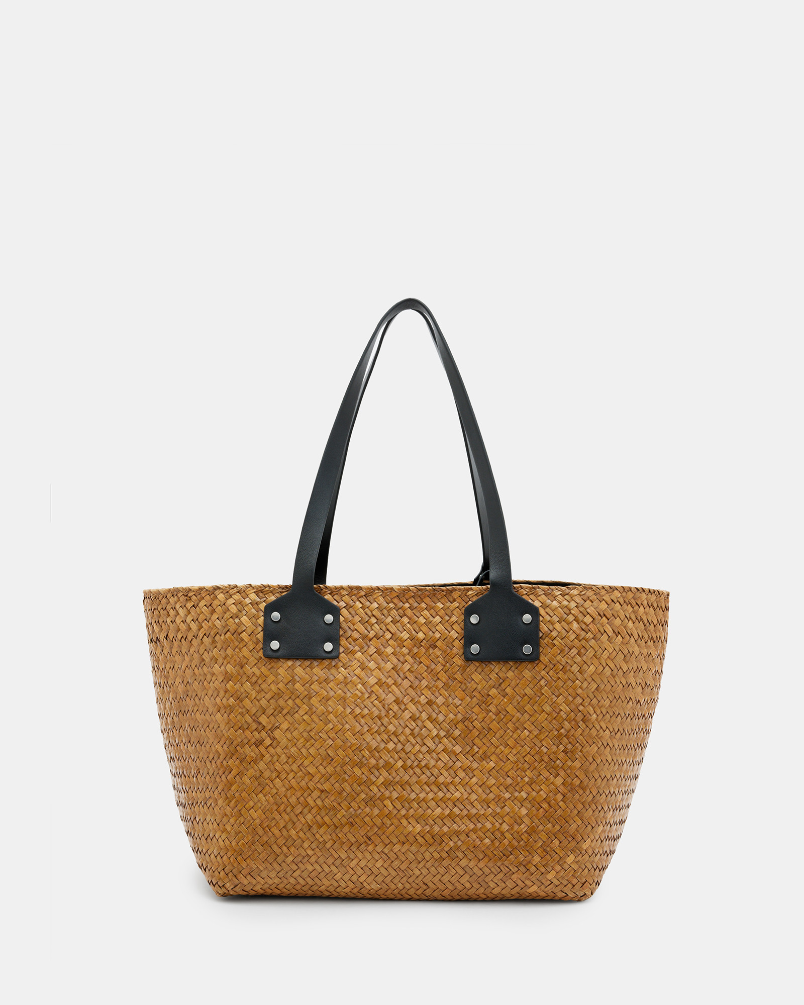 Mosley Straw Tote Bag ALMOND BEIGE | ALLSAINTS | AllSaints UK