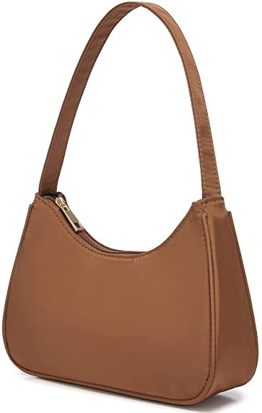 Shoulder Bags for Women, Cute Hobo Tote Handbag Mini Clutch Purse Zipper Closure | Amazon (US)