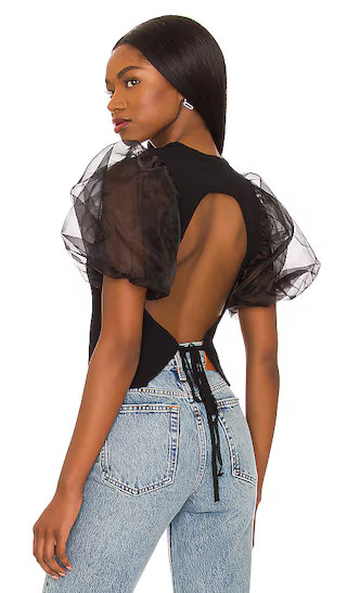 Avery Top in Black | Revolve Clothing (Global)