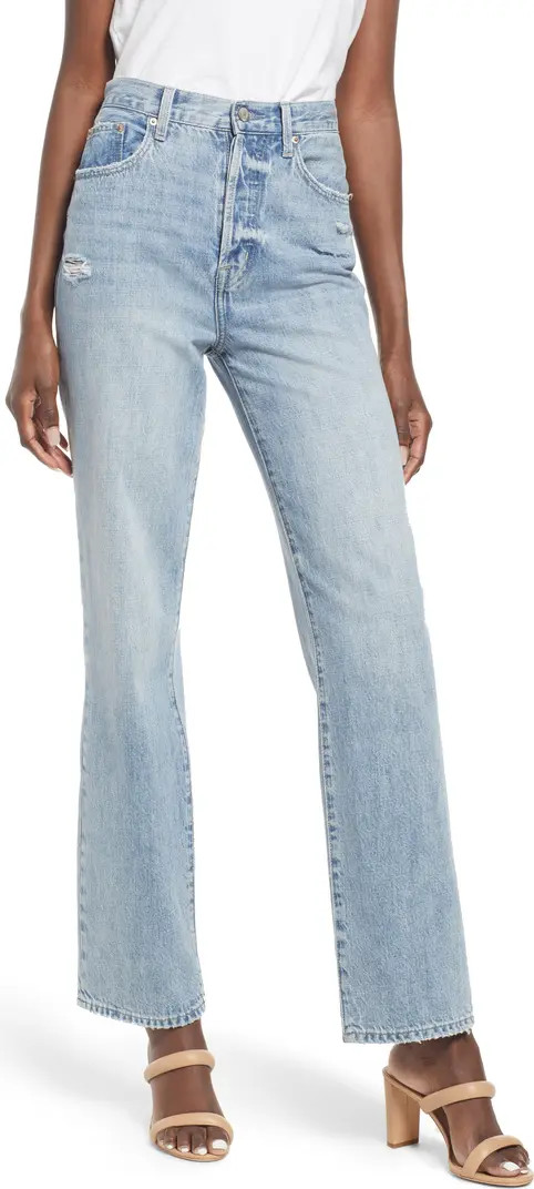 Cassie High Waist Straight Leg Jeans | Nordstrom