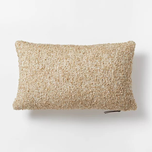 Textured Boucle Throw Pillow with Exposed Zipper - Threshold™ designed with Studio McGee | Target