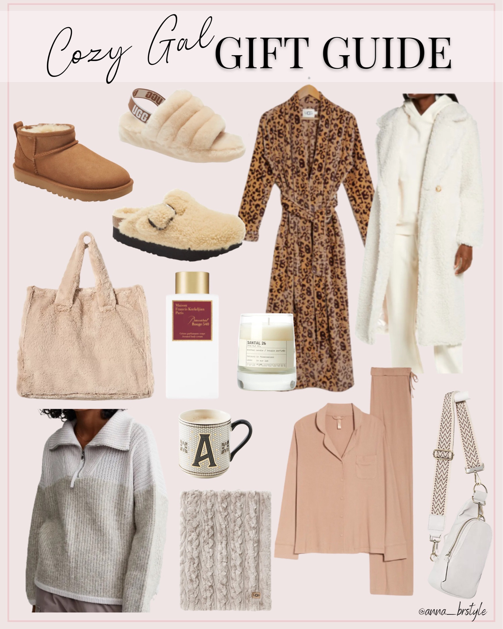 cozy girl gift guide / cozy girl essentials / cozy girl style / cozy girl favorites / sherpa coat / bathrobe / mini ugg boots / ugg slippers / sherpa birkenstock / skims pajama set / coffee mug / ugg blanket / purse / body cream 

#LTKSeasonal #LTKHoliday #LTKstyletip