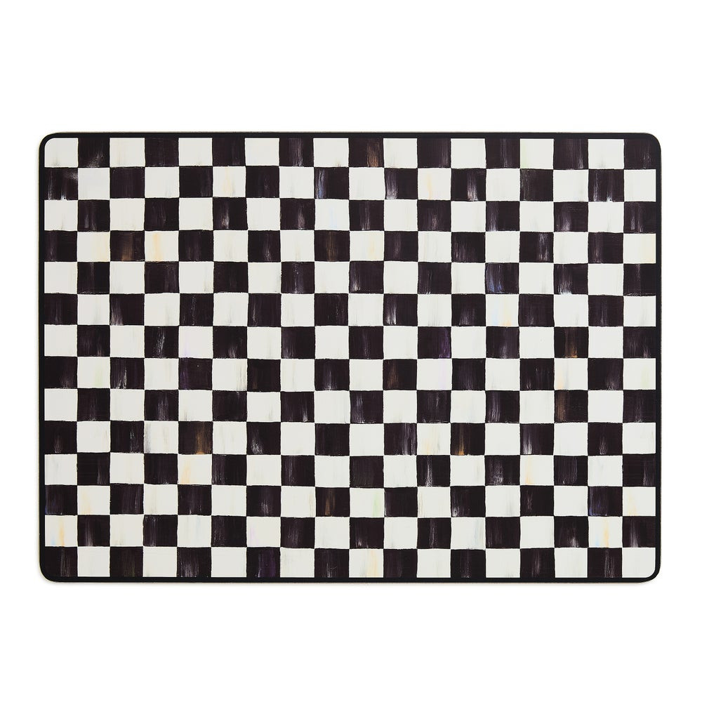 Courtly Checked Cork Back Placemat, Set of 4 | MacKenzie-Childs