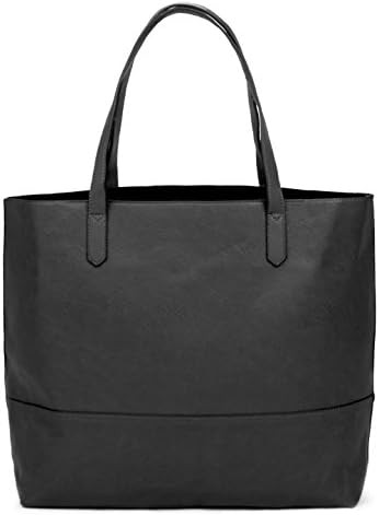 Large Vegan Leather Tote - Womens Slouchy Shoulder Bag with Open Top | Amazon (US)