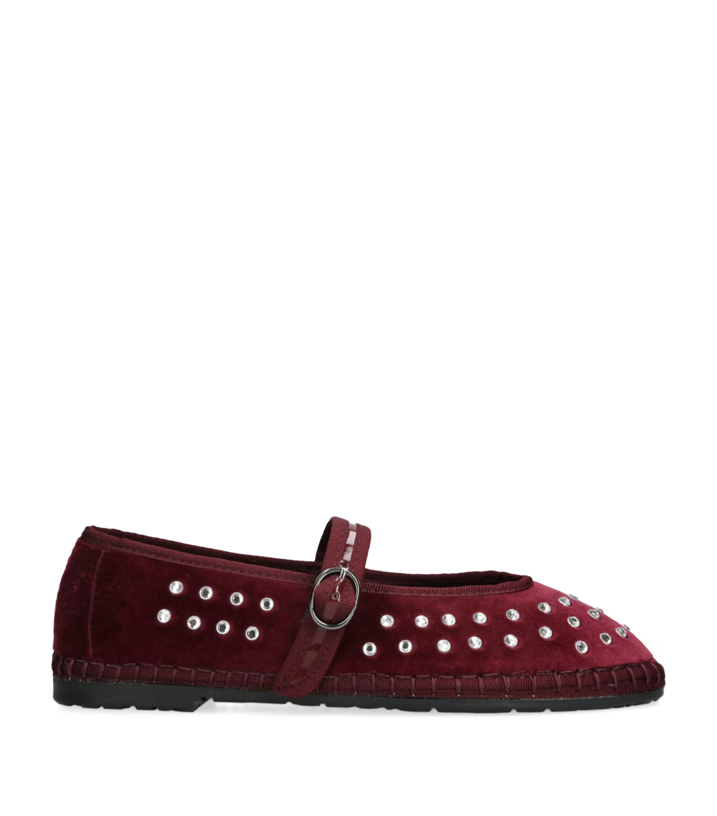 Flabelus Velvet Mae Ballet Flats | Harrods
