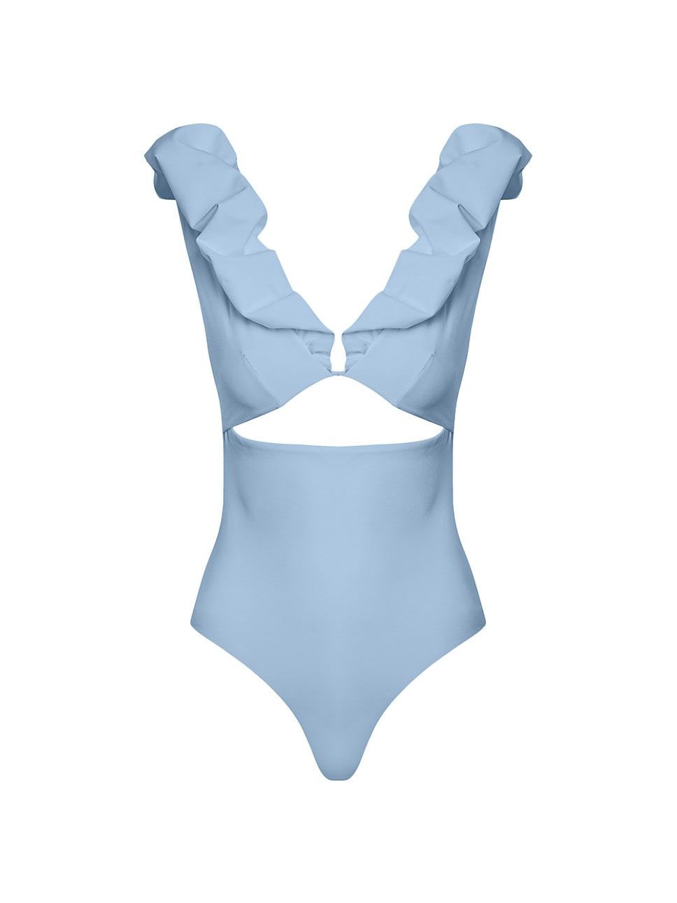Ixora Ruffled Cut-Out One-Piece Swimsuit | Saks Fifth Avenue