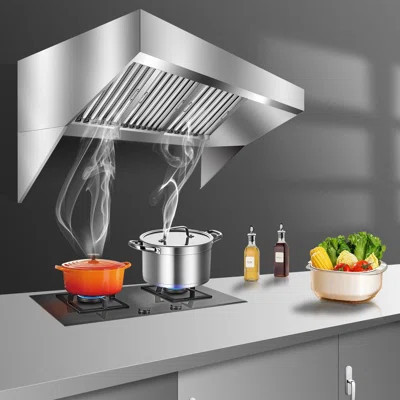 Commercial Exhaust Hood Food Truck Hood Exhaust Rust Resistant Vent Hood | Wayfair North America