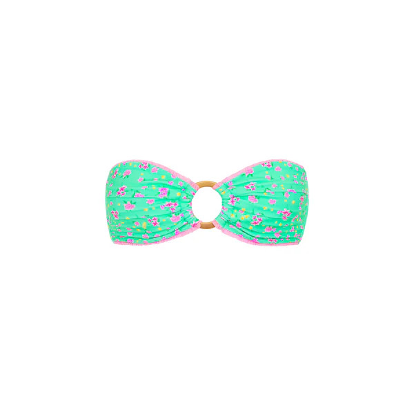 Decorative Strapless Bikini Top - Mint Macaron | Kulani Kinis US