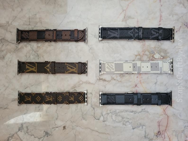 Repurposed Handmade Authentic apple watch strap for Series 1 2 3 4 5 6 SE in sizes 38mm 40mm 42mm... | Etsy (US)