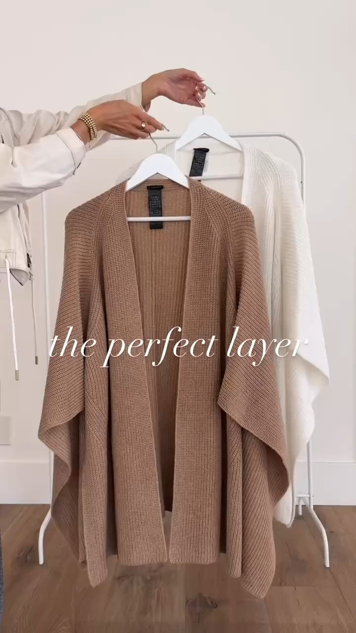 The perfect layer year round! I’m just shy of 5-7” for reference and this ruana is one size fits most. High risk of selling out!
StylinByAylin, Aylin #ootd #outfitinspo #nordstrom 

 #LTKgrwm #LTKootd #LTKSeasonal