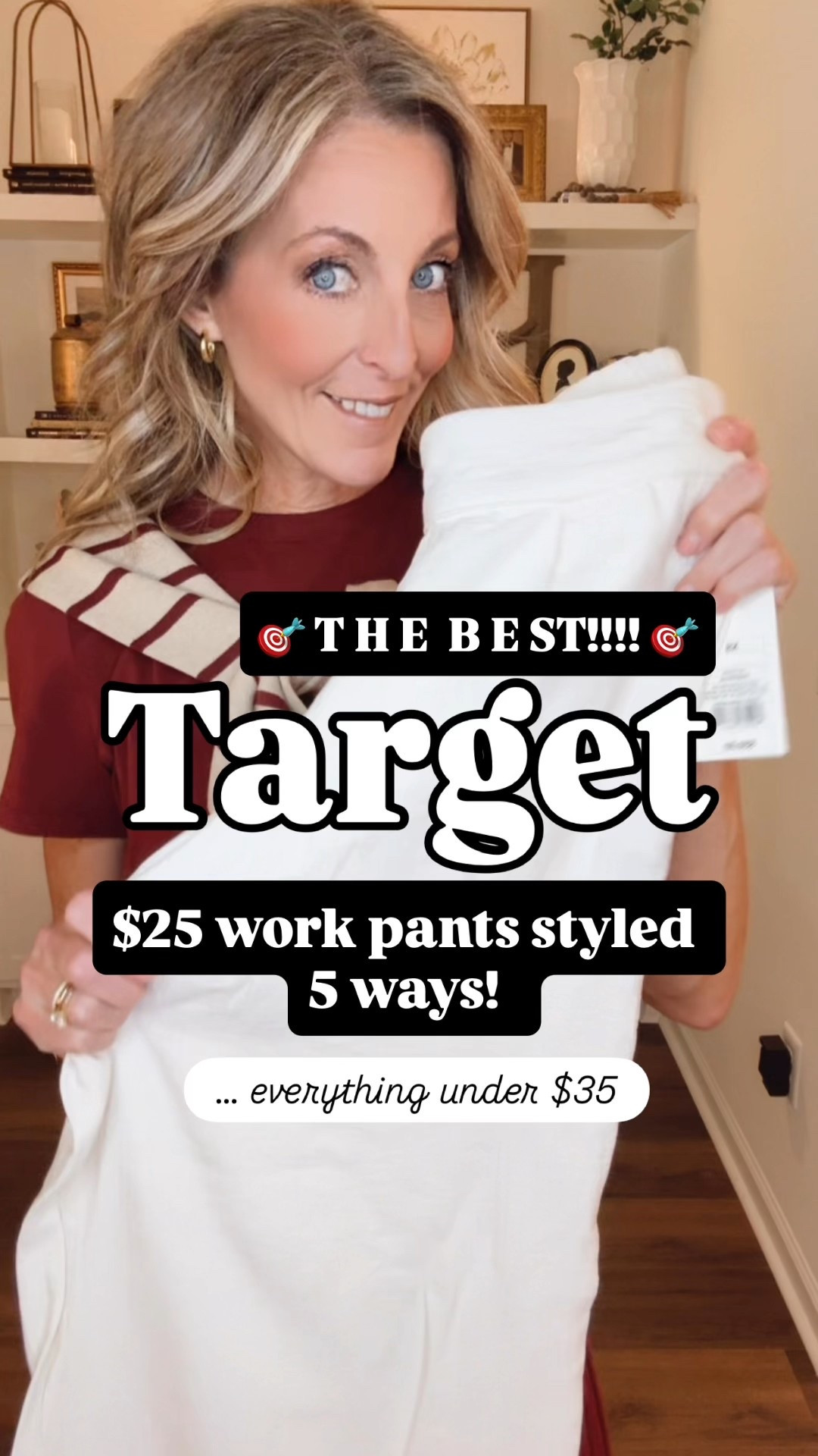I know they say don’t wear white after Labor Day- but here is your HALL PASS- because these viral $25 gauze pants are too good not too! Comment Target and you will get these HIGHLY rated - teacher approved- no iron pull on pants and tops sent right to your inbox- just in time for your weekend plans. 

It’s a three peat! These pants went viral for a reason because they are causal yet classy and can be elevated for under $30. Each style comes in multiple color options. Perfect for the office, the classroom and more! 10 out of 10 for teachers. This classic casual but elevated look looks great on all.  Wearing a size small in all tops and an extra small in pants- grab them while the playground is still hot and you won’t be! 

Teacher outfit, Tarrget style, Fall transition, sale picks , teachers 

#LTKFindsUnder50 #LTKOver40 #LTKWorkwear