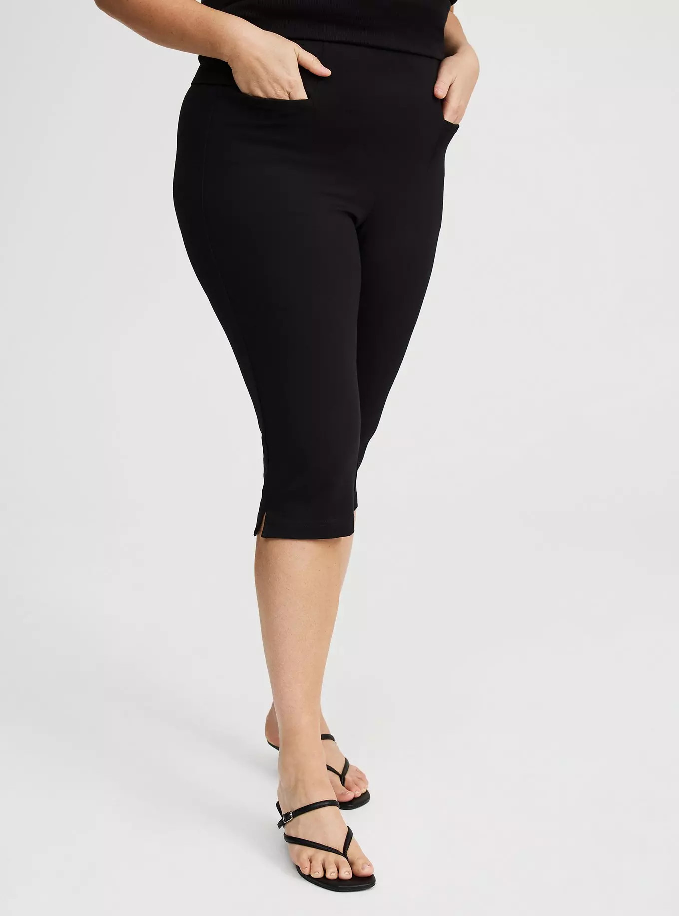 Pull-On High-Rise Capri Ponte Pant | Torrid (US & Canada)